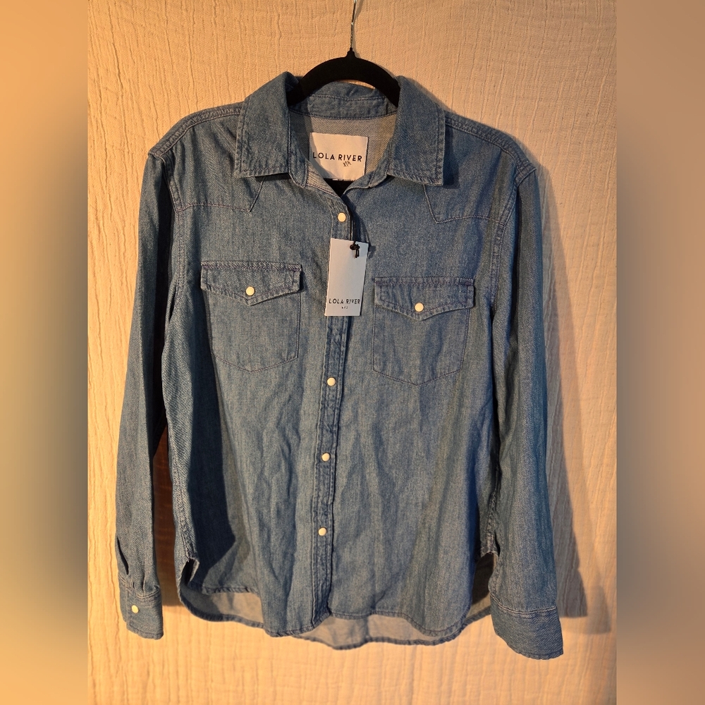 Lola River Blue Denim Shirt